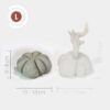 Kürbis aus Beton - Herbst-Deko 25 1 02015 1 DEKO OBJEKT Beton Kuerbis SIZE L ohne