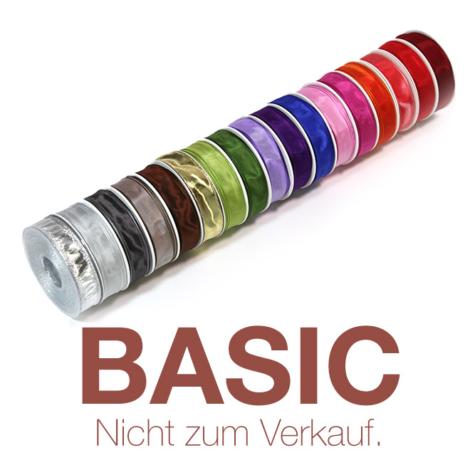 Wunderschönes Schleifenband mit Drahtkante in verschiedenen Farben