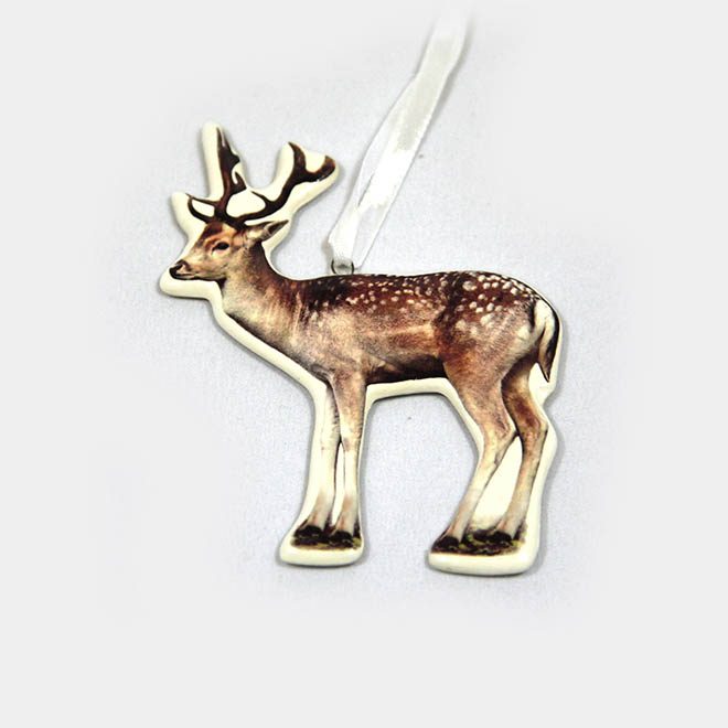 Rehbock-Anhänger aus Porzellan