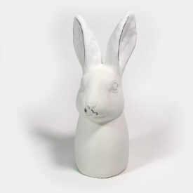 Rezept zu Ostern: leckere Hefe-Häschen 10 Weißer Hasenkopf aus Zement