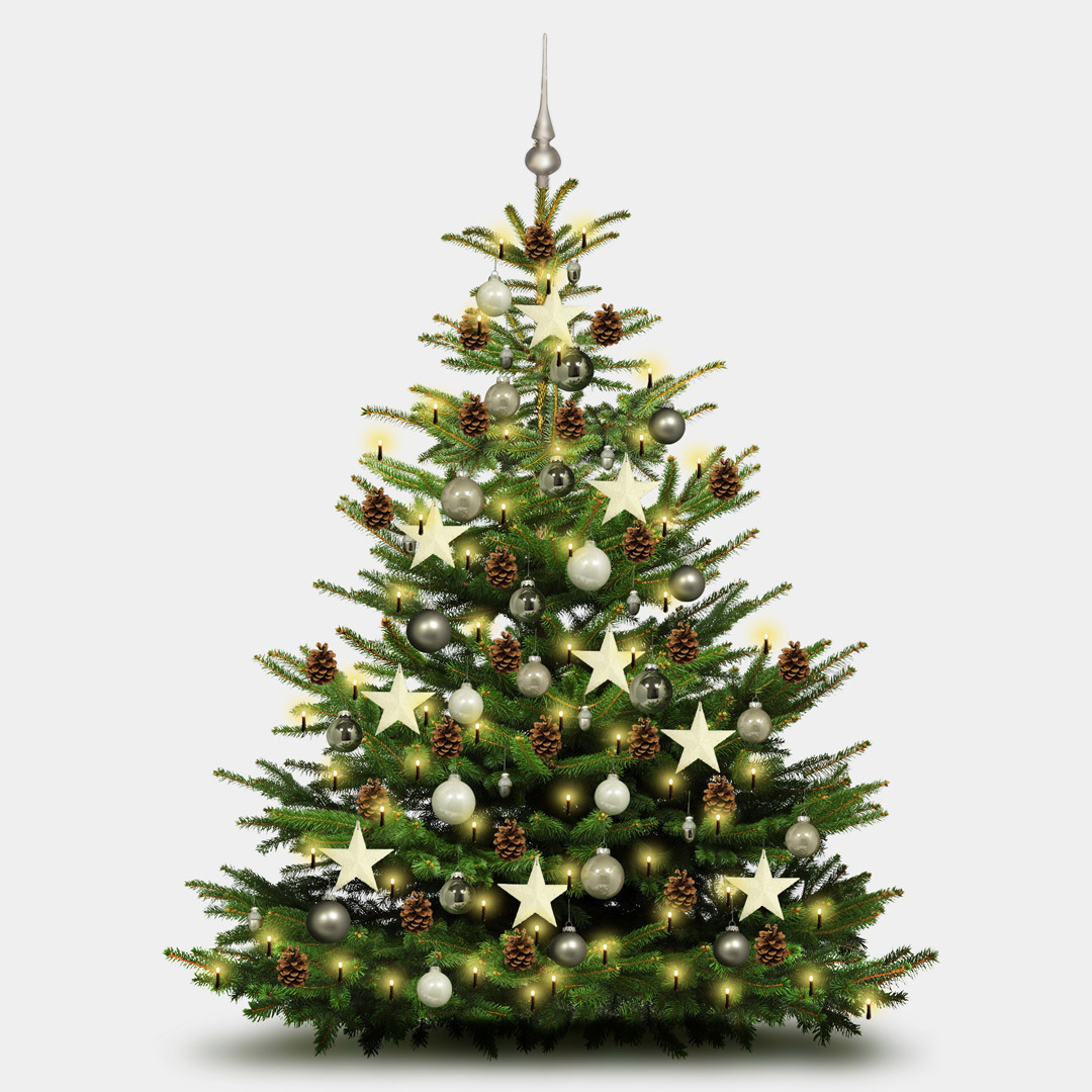 6´er Set festliche Weihnachtshänger Baumdeko 7-8cm zum AUSVERKAUF 2868 